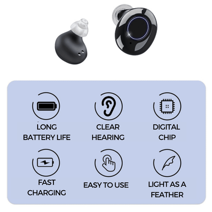 AudioSpark™ – Appareils Auditifs Rechargeables & Invisibles